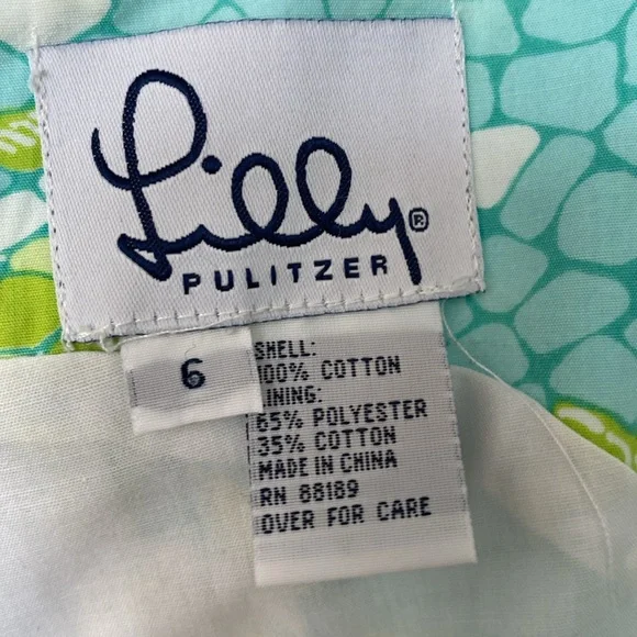 LILLY PULITZER cotton turtle vintage sleeveless dress - Picture 4 of 12